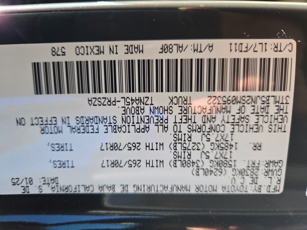 2025 Toyota Tacoma TRD Off-Road