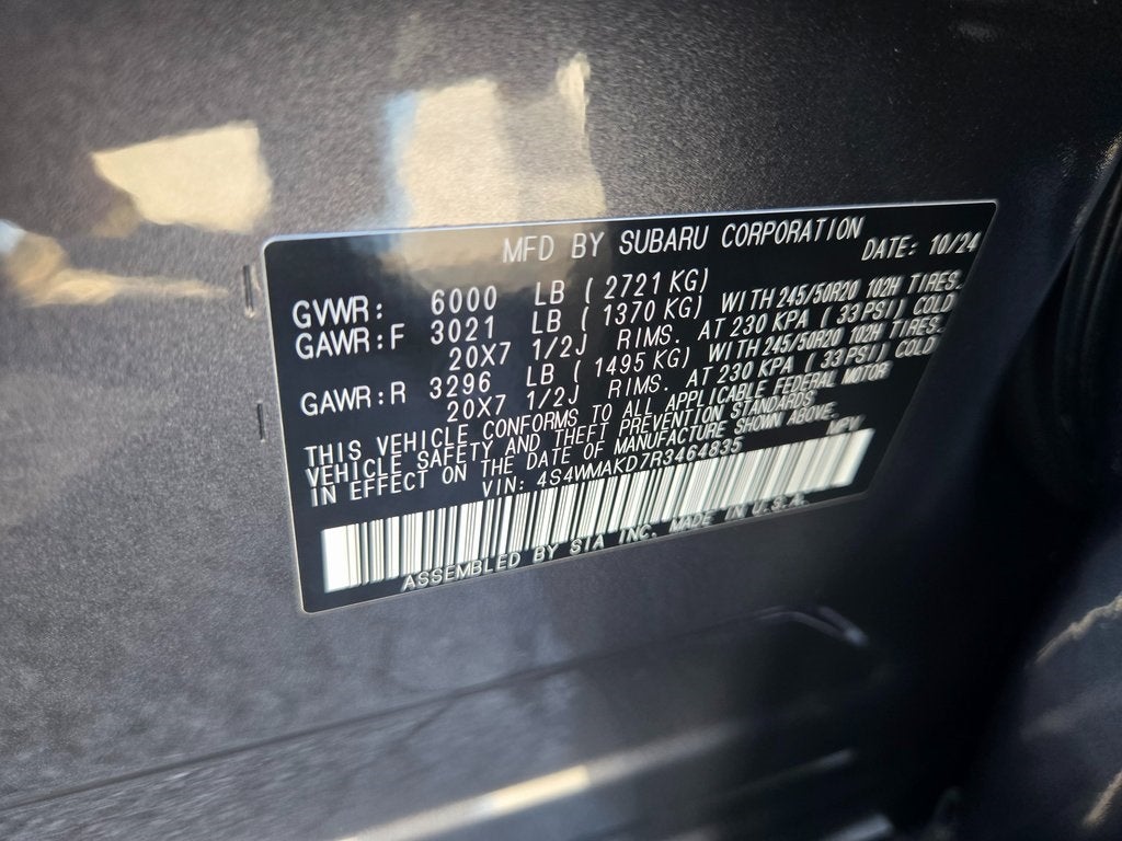 2024 Subaru Ascent Onyx Edition