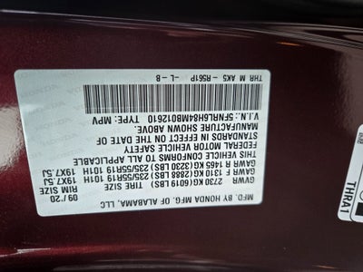 2021 Honda Odyssey Touring