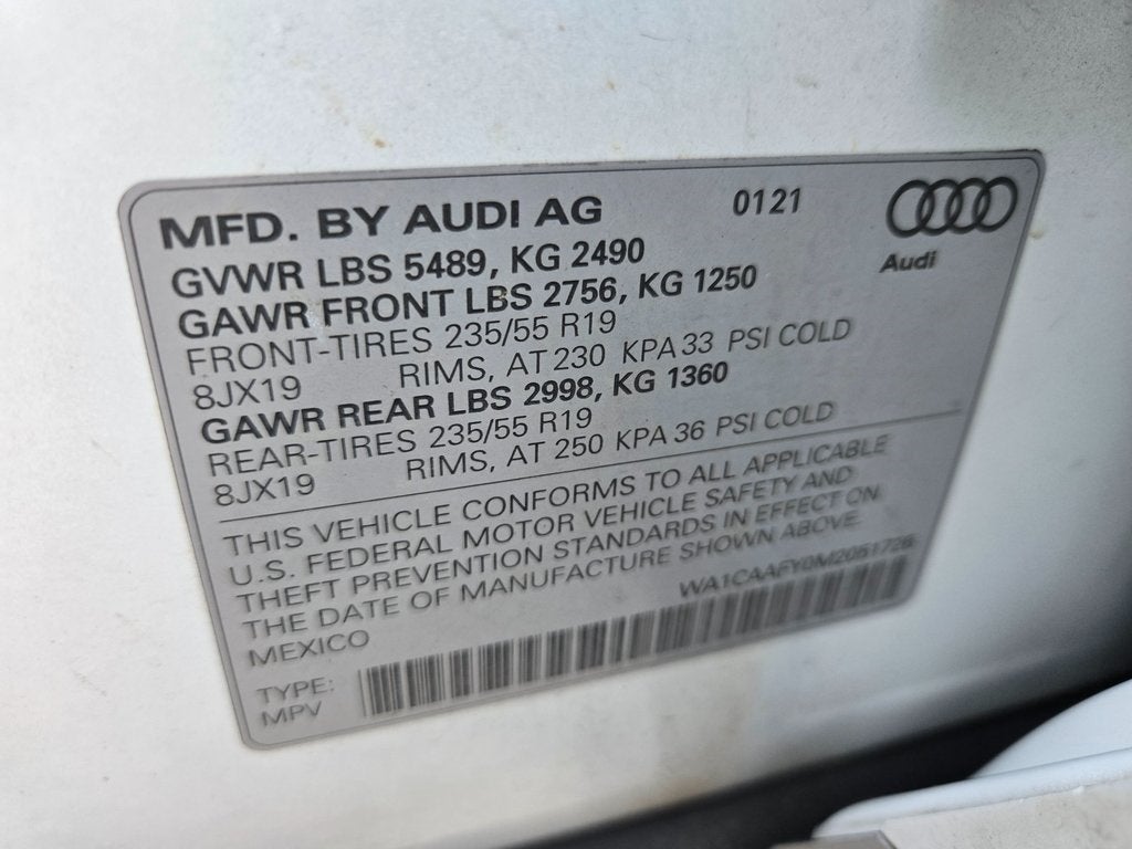 2021 Audi Q5 45 Prestige quattro